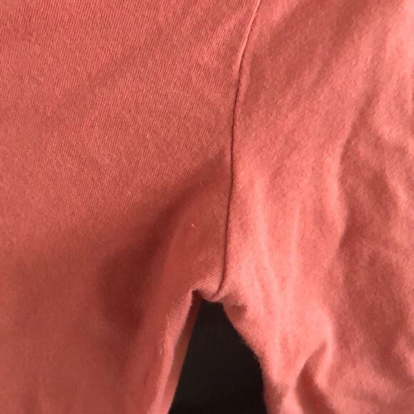 Vintage PInK Victoria’s Secret  coral peach long sleeve bodysuit 80s 90s - Picture 4 of 5